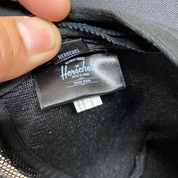 Herschel Hat Cap Snapback Black Trucker Mesh Supply Co. Brand Adjustable - Picture 9 of 11